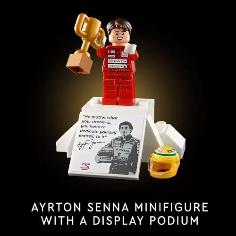 LEGO ICONS McLaren MP4/4 Ayrton Senna 10330 – surinkimo modelis
