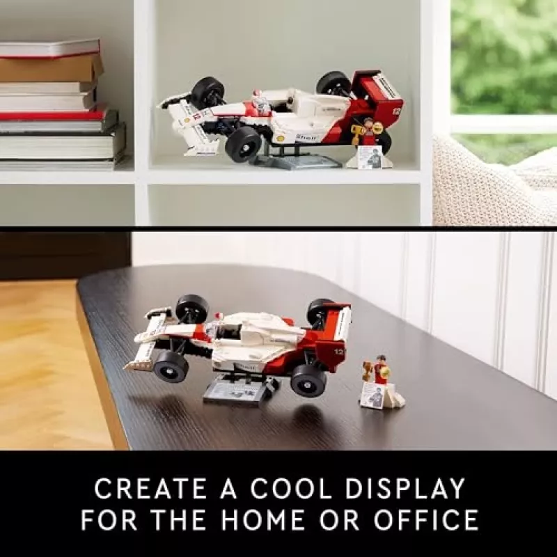 LEGO ICONS McLaren MP4/4 Ayrton Senna 10330 – surinkimo modelis