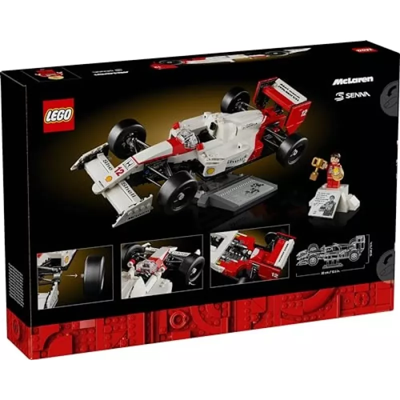 LEGO ICONS McLaren MP4/4 Ayrton Senna 10330 – surinkimo modelis