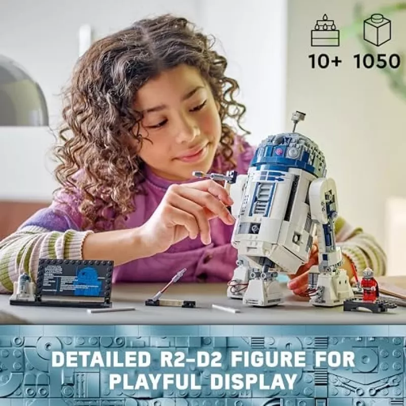LEGO Star Wars konstruojamas droidas R2-D2 rinkinys 75379 – 1050 dalių, 10+ metų