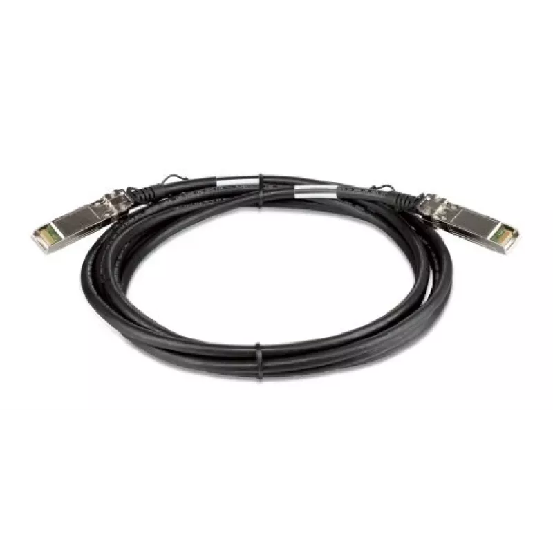 D-Link 3M SFP+ tiesioginio prijungimo kabelis rietuvėms, 3 m, SFP+, SFP+, Kištukas/Kištukas