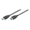 Wentronic Goobay USB 3.0 SuperSpeed prailginimo kabelis, juodas, 5 m - USB 3.0 kištukas (A tipas) > USB 3.0 lizdas (A tipas) (95726)