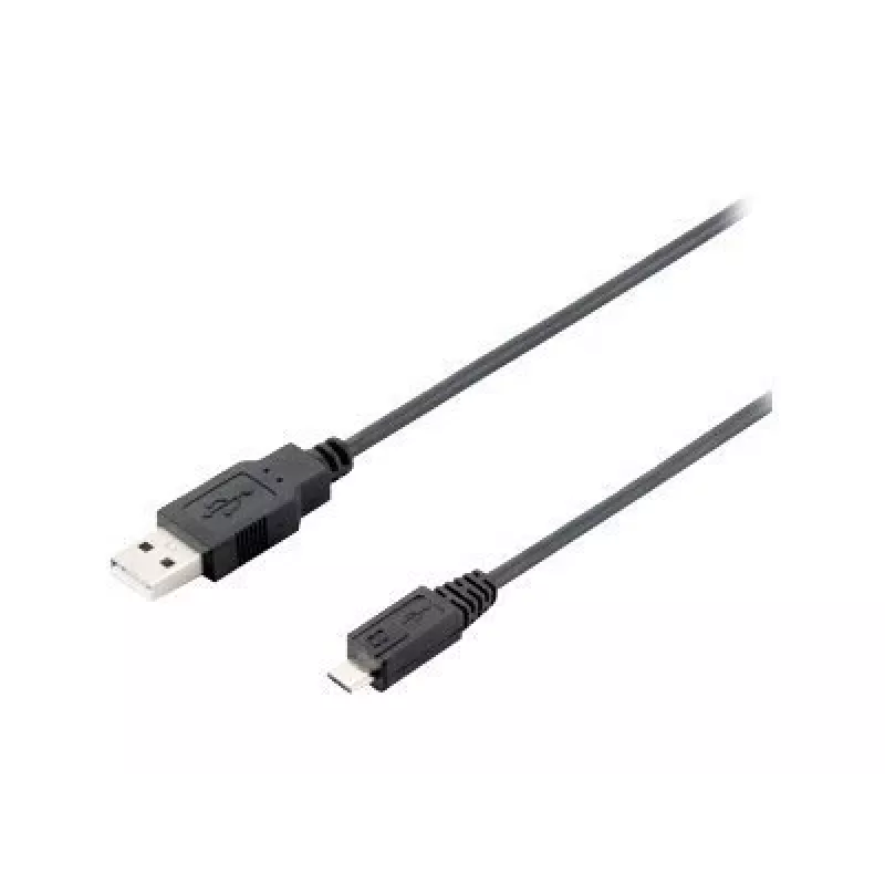Equip USB 2.0 A tipo į Micro-B laidas, 1,0 m, juodas
