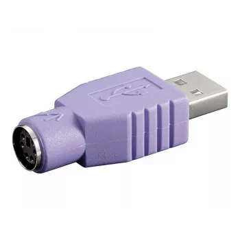 Microconnect USBA-M/PS2-F lyties keitiklis Violetinis