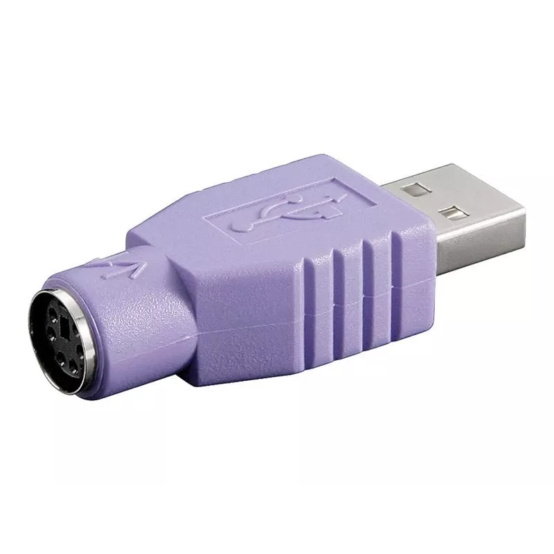 Microconnect USBA-M/PS2-F lyties keitiklis Violetinis
