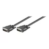 Wentronic Goobay DVI-D FullHD kabelis Dual Link, juodas, 1,8 m - DVI-D kištukas Dual-Link (24+1 kontaktas) > DVI-D kištukas Dual-Link (24+1 kontaktas) (93573)