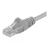 Wentronic Goobay CAT 6 jungiamasis laidas, U/UTP, pilkas, 5 m - CCA variu dengtas aliuminis (68419)