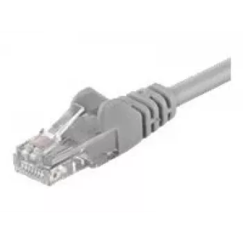 Wentronic Goobay CAT 6 jungiamasis laidas, U/UTP, pilkas, 5 m - CCA variu dengtas aliuminis (68419)