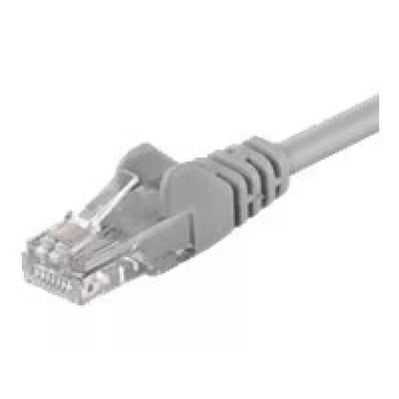 Wentronic Goobay CAT 6 jungiamasis laidas, U/UTP, pilkas, 5 m - CCA variu dengtas aliuminis (68419)