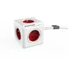 Allocacoc PowerCube Extended - 1,5 m - pilka/raudona - 220-240 V