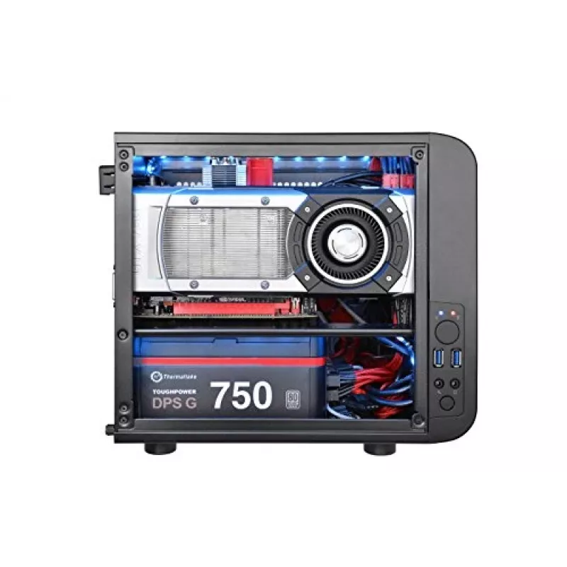 Termaltake Core V1 Cube Black Mini ITX korpusas