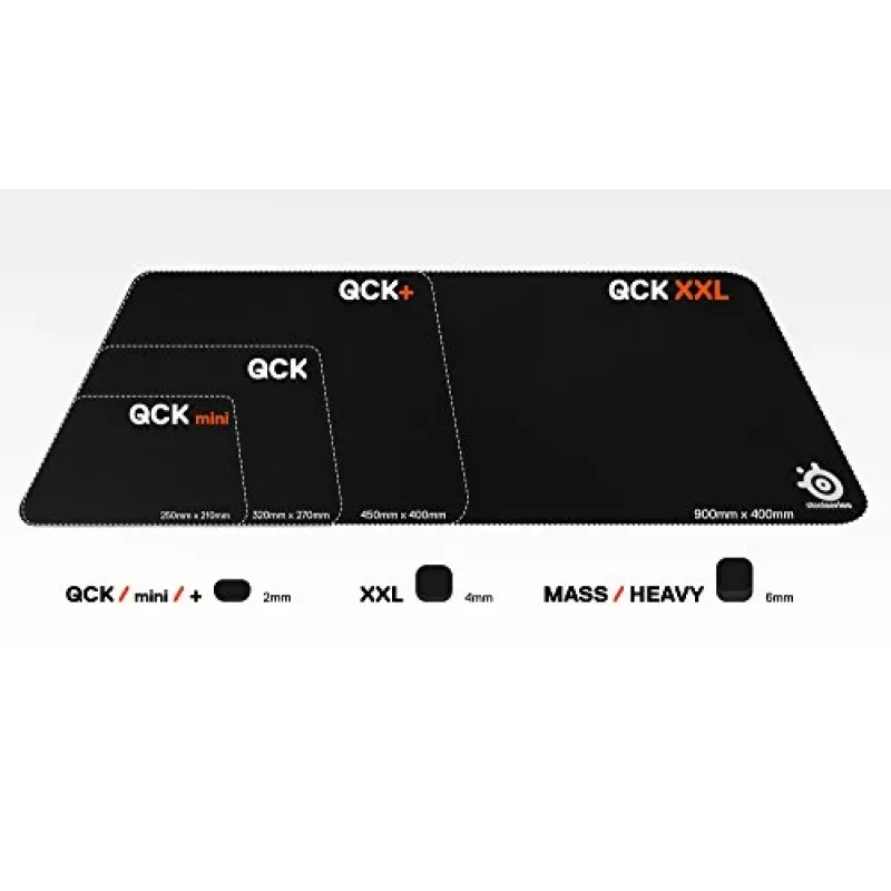 SteelSeries QcK Heavy XXL (900mm x 400mm) – profesionalus žaidimų kilimėlis