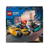 Konstrukcinis žaislas LEGO 60400 City Go-Karts su lenktynininkais – rinkinys su minifigūrėlėmis ir transporto priemonėmis
