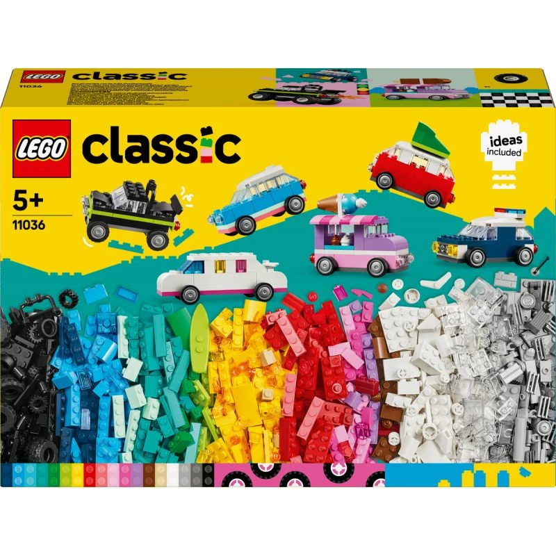 LEGO Classic 11036 Kūrybiškos transporto priemonės