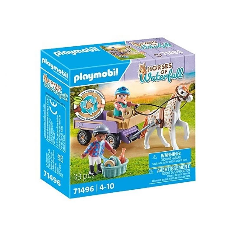 Playmobil 71496 Kaskadų arkliai: Ponio vežimas