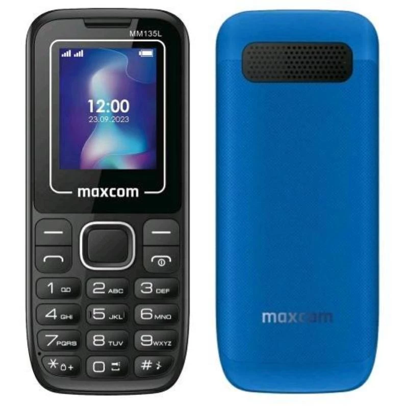 Mobilusis telefonas Maxcom MM135LITE Classic GSM Kišeninis - Mėlyna
