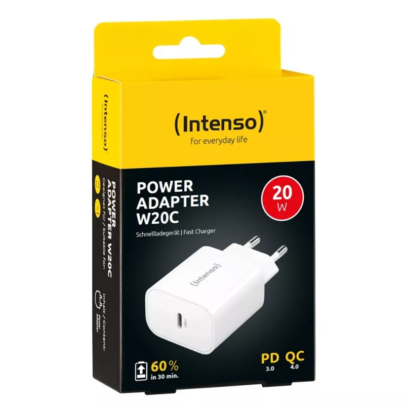 Intenso POWER ADAPTER USB-C 7802012 - 20 W kroviklis patalpoms