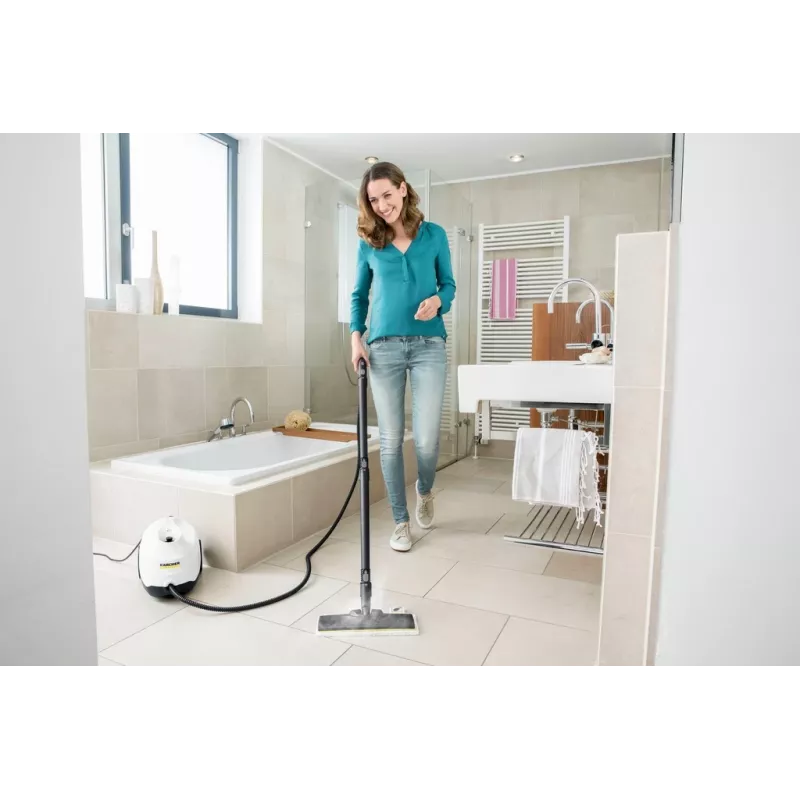 Cilindrinis garų valytuvas Kärcher SC 3 EasyFix — 1900 W, 1 L bakas, 3,5 bar, 2,2 m žarna