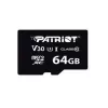 MicroSDXC atminties kortelė PATRIOT VX Series 64 GB UHS-I U3 V30 Class 10 90/80 MB/s atspari vandeniui su rašymo apsauga