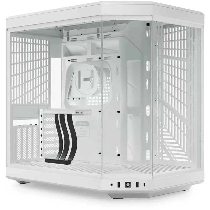 Korpusas HYTE Y70 Midi Tower Baltas – palaiko EATX, GPU iki 42,2 cm, aušintuvo aukštis 18 cm