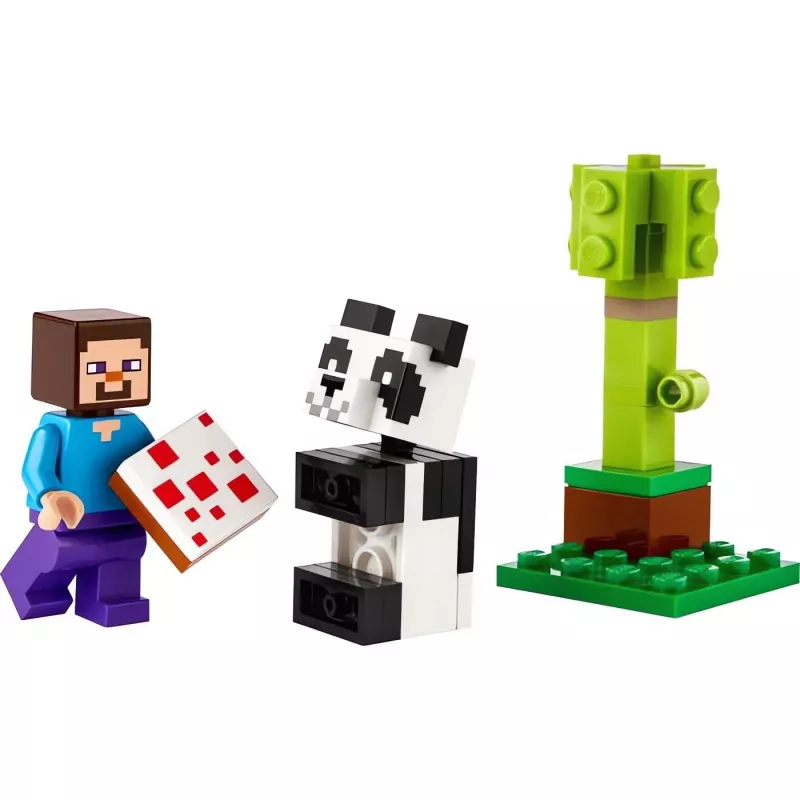 LEGO Minecraft Steve ir Mažylis Panda 30672 Polybag