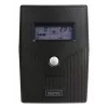 DIGITUS Line-Interaktyvus UPS, 800VA/480W, 12V/9Ah X1 baterija, 2x CEE 7/7 lizdai, RJ-11, LCD (DN-170064-LCD)