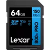 „Lexar 800xPRO 64 GB SDXC UHS-I“ atminties kortelė – 150 MB/s, U3, V30, 10 klasė