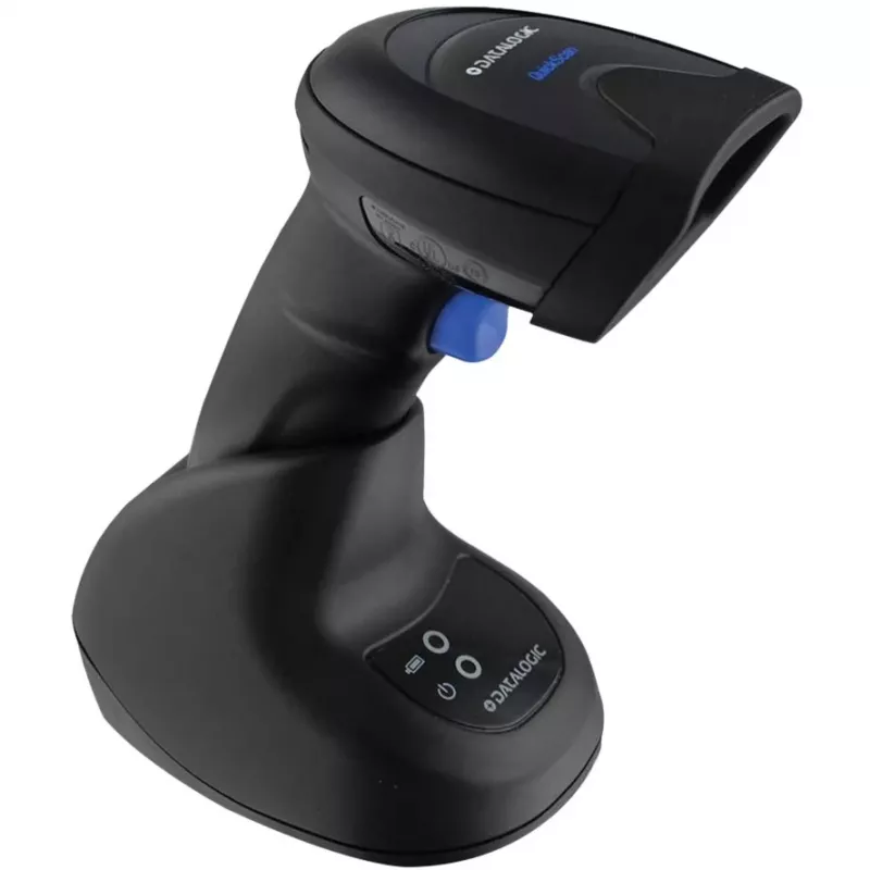 Brūkšninių kodų skaitytuvo komplektas Datalogic QuickScan QM2500-BK-433K1, 2D, USB/RS-232, 433 MHz
