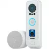 Ubiquiti UniFi Protect UVC-G4 Doorbell Pro PoE Kit durų skambutis su 5 MP kamera ir gongu, baltas