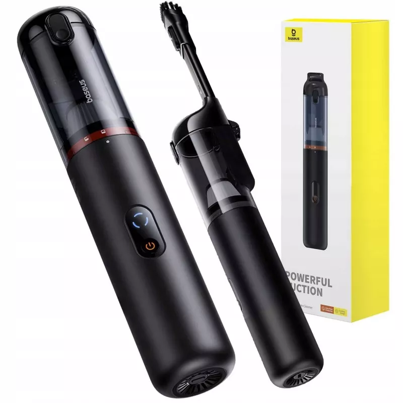 Siurblys automobiliui Baseus A5, 16000Pa, 130W, 7500mAh, juodas