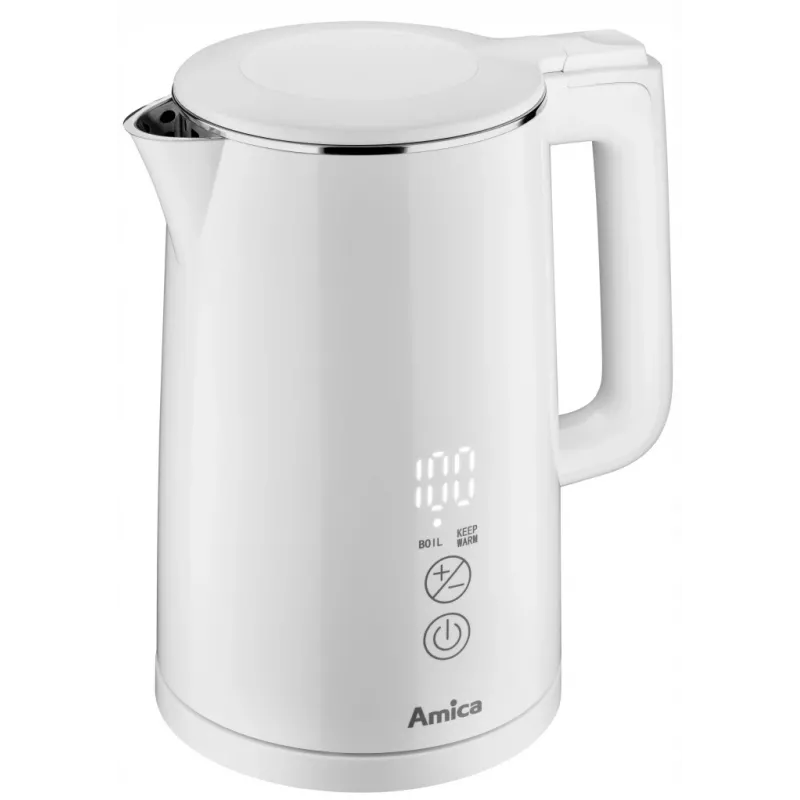 Elektrinis virdulys AMICA 1.5L 2200W sidabrinis