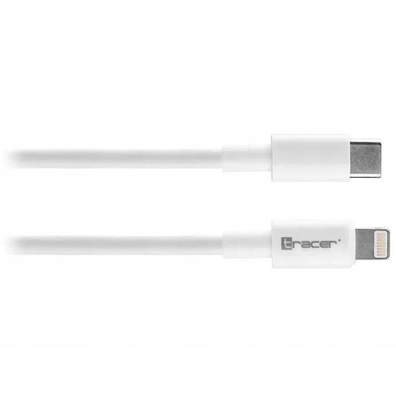 USB Type-C į Lightning laidas TRACER 47169, 1 m, vyriškas-į-vyrišką
