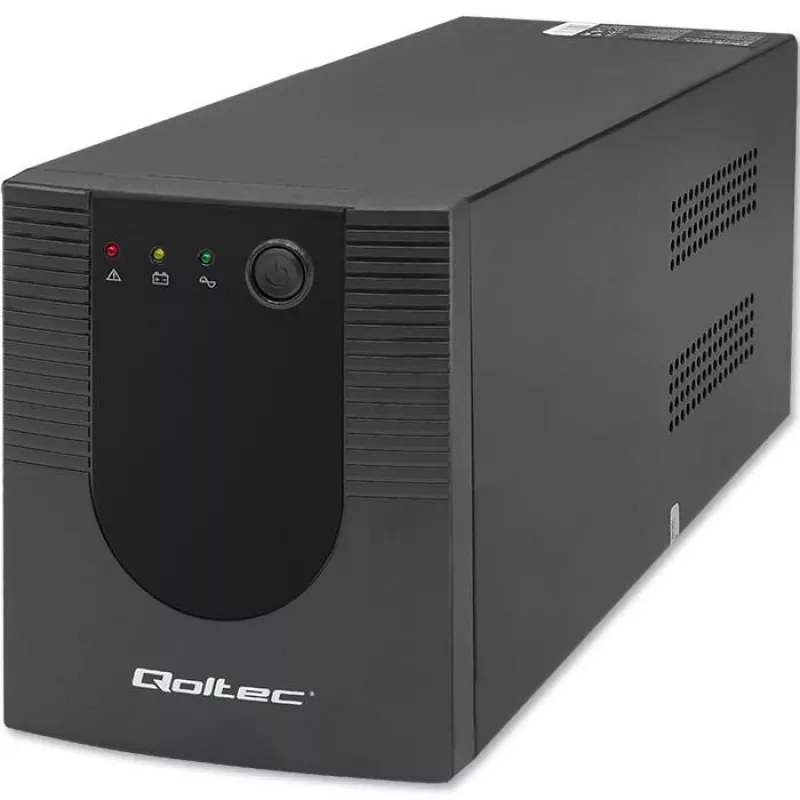 Nepertraukiamo maitinimo šaltinis UPS Qoltec 53775 1,2 kVA 720 W 4 AC lizdai