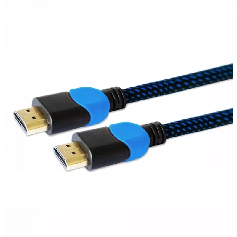 Savio GCL-02 HDMI kabelis 1,8 m HDMI A tipas (Standartinis) Juoda,Mėlyna
