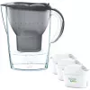 BRITA Marella 2,4 L mėlynas vandens filtras + 3 MAXTRA PRO Pure Performance kasetės