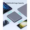 AUKEY Sprint X 20000mAh 100W nešiojamojo kompiuterio Power Bank su PD3.0 – Pilka