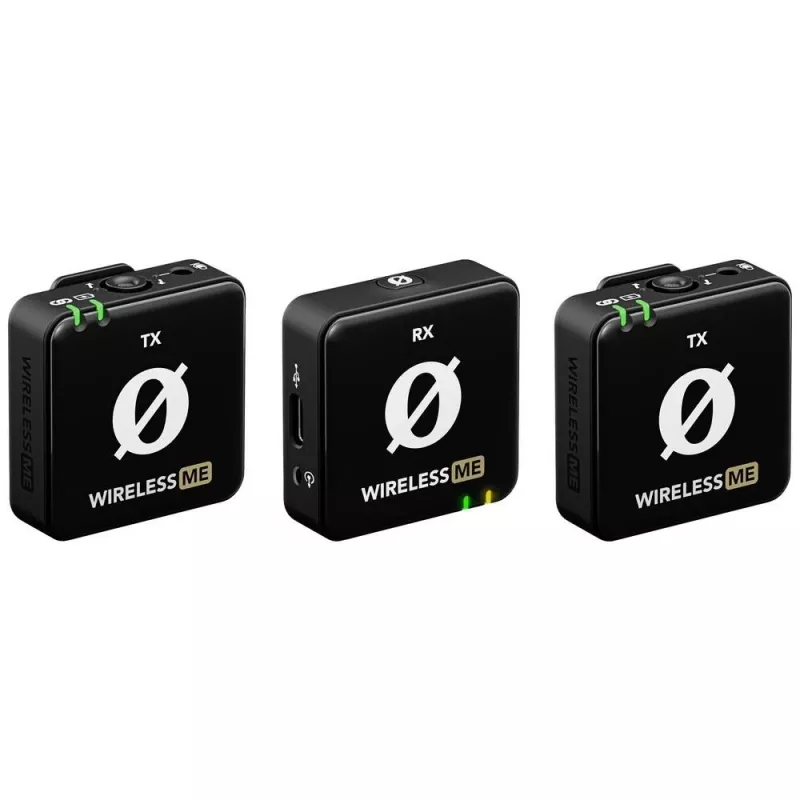 RØDE Wireless ME Dual - kompaktiška belaidė mikrofono sistema su dviem siųstuvais dviejų kanalų įrašymui
