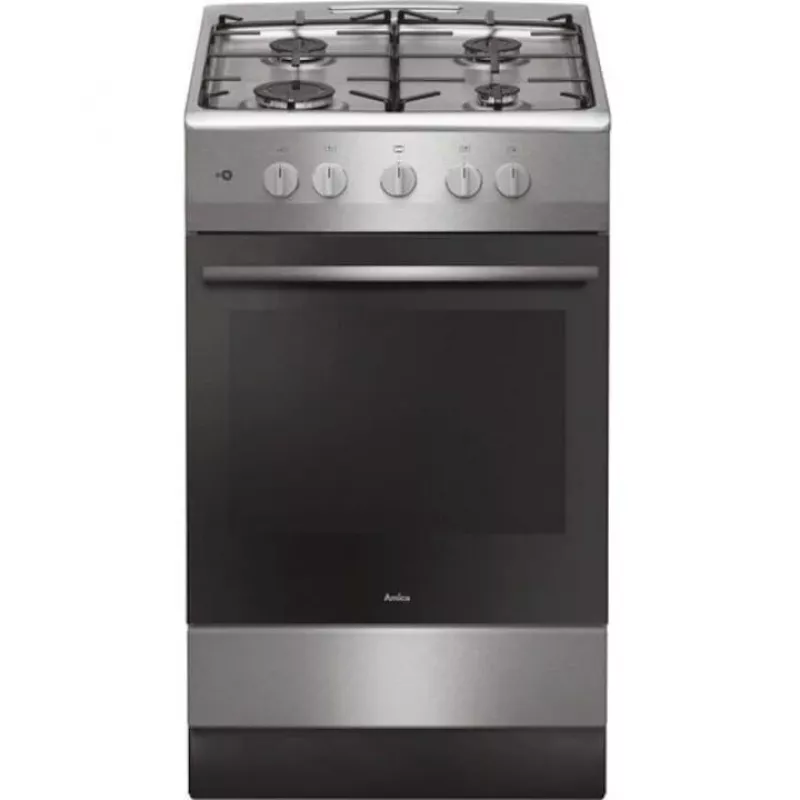 Dujinė viryklė Amica 57GGH4.23ZPF Xx, nerūdijantis plienas, 50 cm