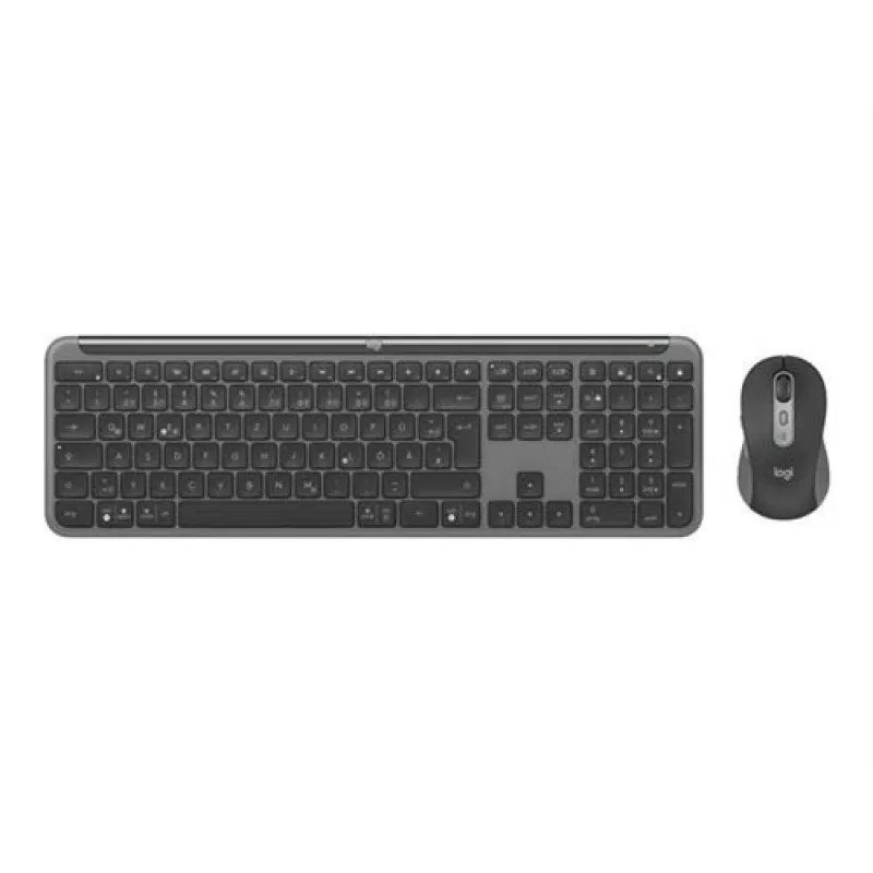 Logitech 920-012483 klaviatūra su pele Office RF belaidė + Bluetooth QWERTZ vokiška grafitas