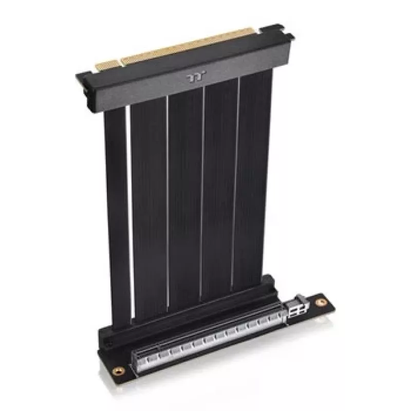 Thermaltake PCI-E 4.0 130 mm dvigubas 90 laipsnių kampu lenktas prailginimo kabelis