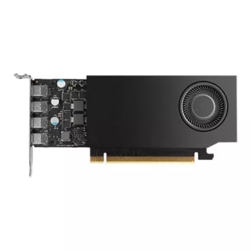 Vaizdo plokštė PNY NVIDIA RTX A400, 4 GB GDDR6, 64 bitų, PCIe 4.0 x8, 4x DisplayPort 1.4a, aktyvus aušinimas