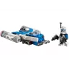 LEGO Star Wars „Kapitonas Reksas“ Y-Wing mikro naikintuvas – žaislinis laivas su minifigūrėle, 6+ metų berniukams