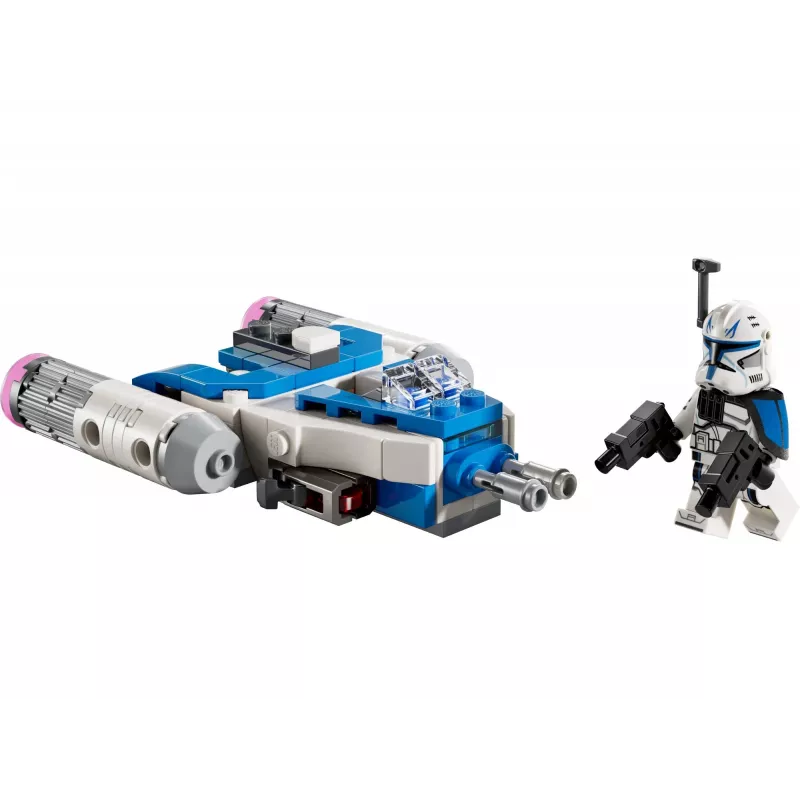 LEGO Star Wars „Kapitonas Reksas“ Y-Wing mikro naikintuvas – žaislinis laivas su minifigūrėle, 6+ metų berniukams