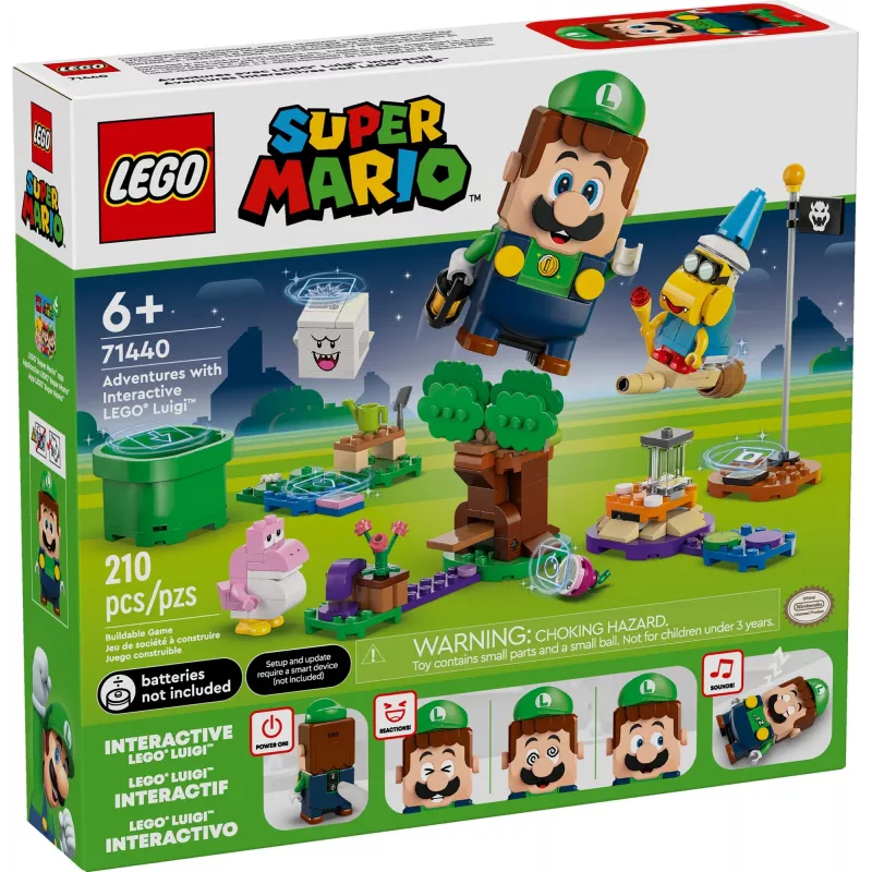 Konstrukcinis žaislas LEGO 71440 Super Mario interaktyvi LEGO Luigi figūrėlė