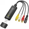 LogiLink USB 2.0 A/V Grabber, USB-A/M į 3x RCA + Mini-DIN5/F, juodas