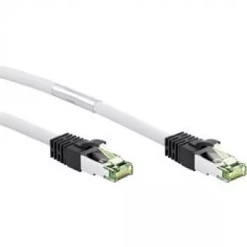 Wentronic Goobay – Laidas – RJ-45 (M) į RJ-45 (M) – 10 m – SFTP, PiMF – CAT 8.1 – be halogenų, liejinis, su apsauga nuo užkabinimo, vytas – baltas (55129)