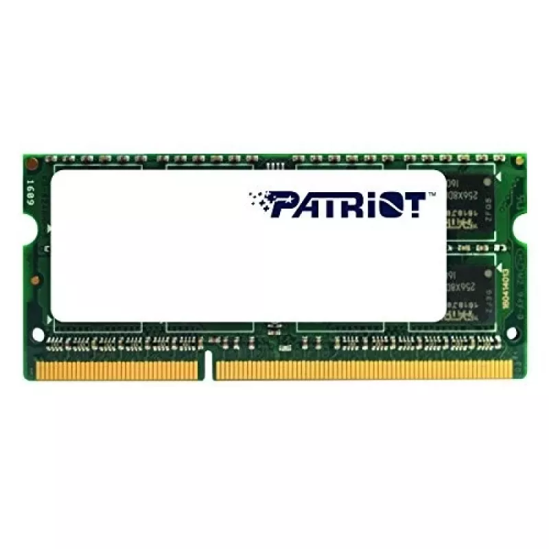 Laptop atmintis PATRIOT 8GB DDR3 1600MHz 204 kontaktų SO-DIMM 1.35V
