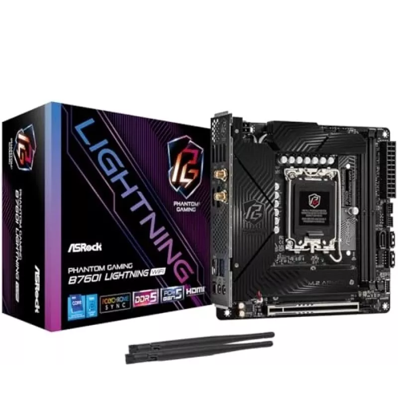 ASRock B760I Lightning WiFi DDR5 Mini-ITX LGA1700 pagrindinė plokštė