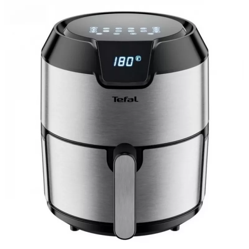 Karšto oro gruzdintuvė Tefal Easy Fry EY401D, 4,2 L, 1500 W, juoda/nerūdijantis plienas
