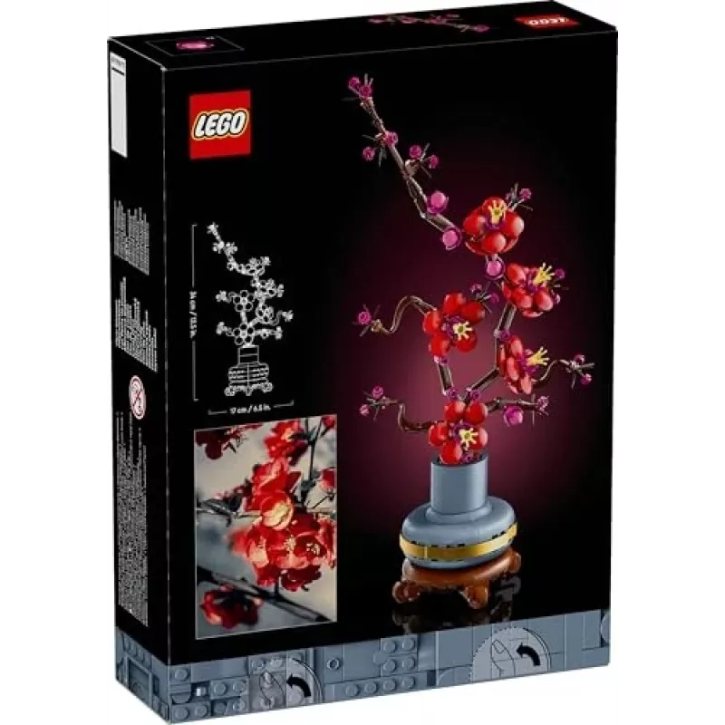 LEGO Icons Slyvų žiedo gėlių dekoratyvinis rinkinys 10369, Įvairių spalvų
